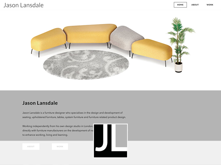 Sam Miller web design for Jason Lansdale