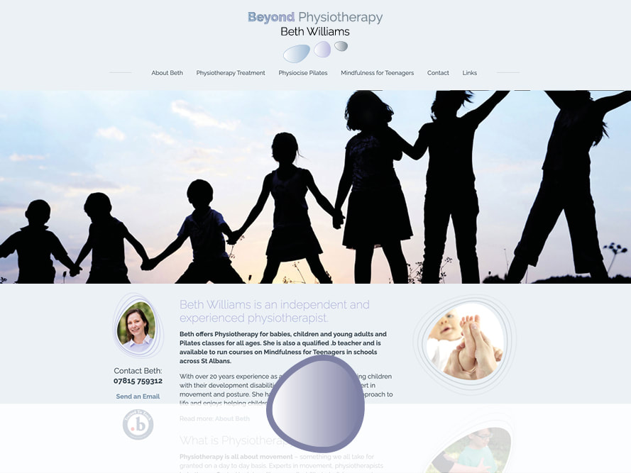 Sam Miller web design for Beyond Physiotherapy